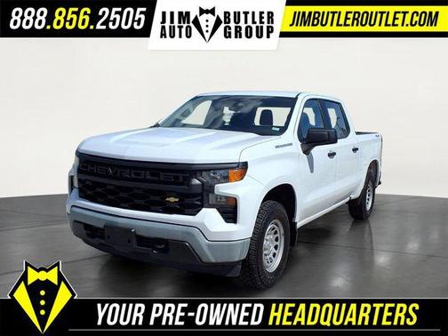 Summit White 2022 Chevrolet Silverado 1500 WT