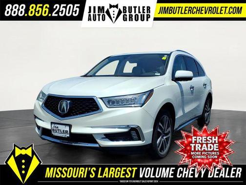 White 2018 Acura MDX 3.5L w/Advance Package