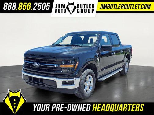 AGATE BLACK METALLIC 2025 Ford F-150 XLT