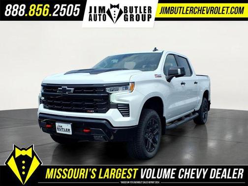 Summit White 2026 Chevrolet Silverado 1500 LT Trail Boss