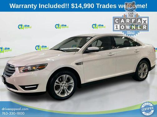 White Platinum Clearcoat Metallic 2018 Ford Taurus SEL
