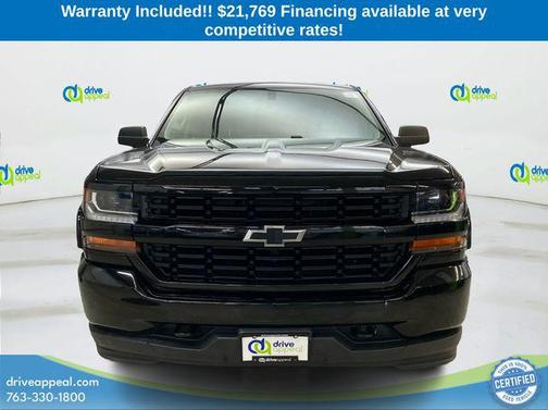Black 2018 Chevrolet Silverado 1500 Custom