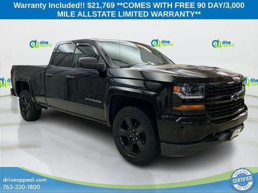 Black 2018 Chevrolet Silverado 1500 Custom