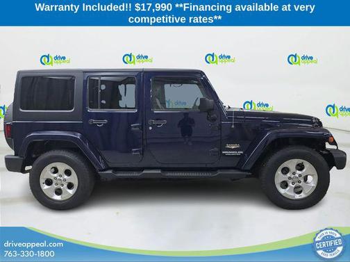 True Blue Pearlcoat 2013 Jeep Wrangler Unlimited Sahara