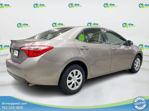 Beige 2015 Toyota Corolla LE ECO