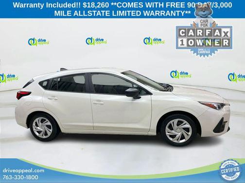 Crystal White Pearl 2024 Subaru Impreza Base