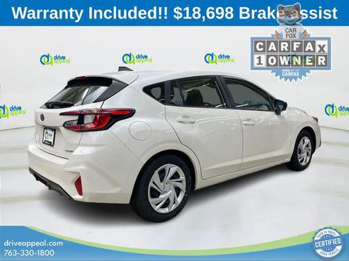 Crystal White Pearl 2024 Subaru Impreza Base