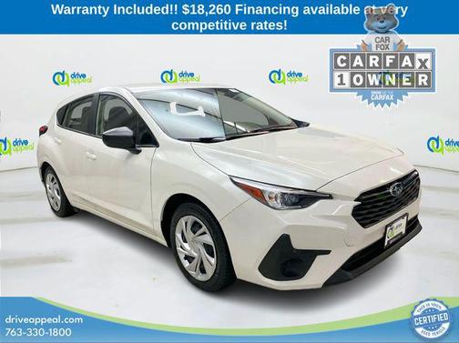 Crystal White Pearl 2024 Subaru Impreza Base