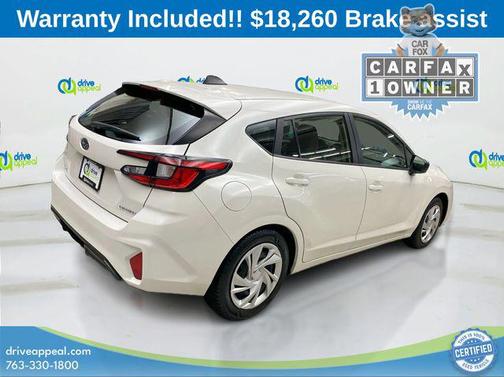 Crystal White Pearl 2024 Subaru Impreza Base