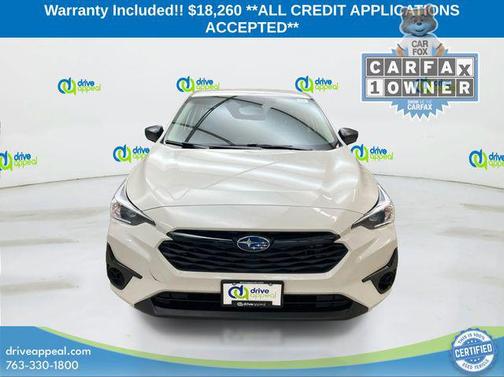 Crystal White Pearl 2024 Subaru Impreza Base
