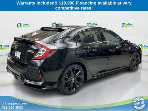 Black 2017 Honda Civic Sport Touring