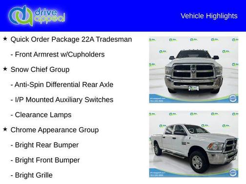2018 RAM 2500 Tradesman Crew Cab 4x4 6'4' Box