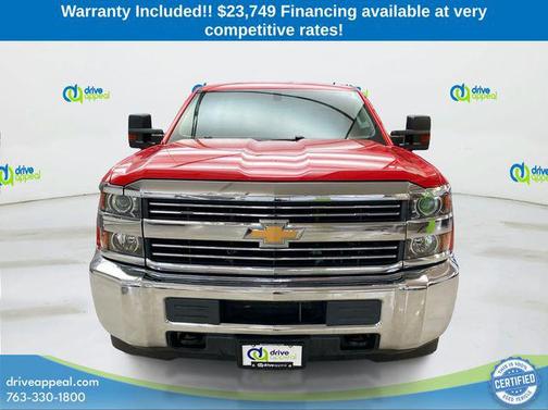 Red Hot 2016 Chevrolet Silverado 3500 WT