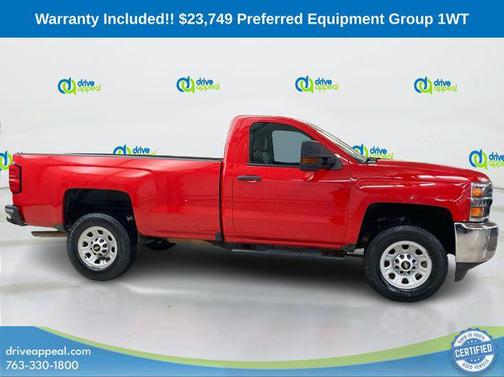 Red Hot 2016 Chevrolet Silverado 3500 WT