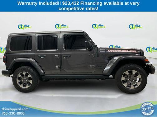 Granite Crystal Metallic Clearcoat 2020 Jeep Wrangler Unlimited Sahara