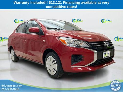 Infrared Metallic 2024 Mitsubishi Mirage G4 ES