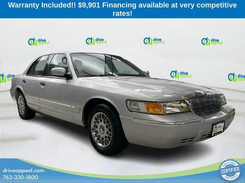 Silver Frost Clearcoat Metallic 1999 Mercury Grand Marquis GS