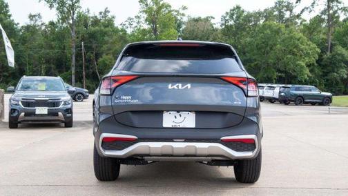 Gravity Gray 2025 Kia Sportage Hybrid LX