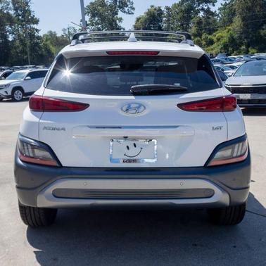 Lunar White 2022 Hyundai KONA Limited