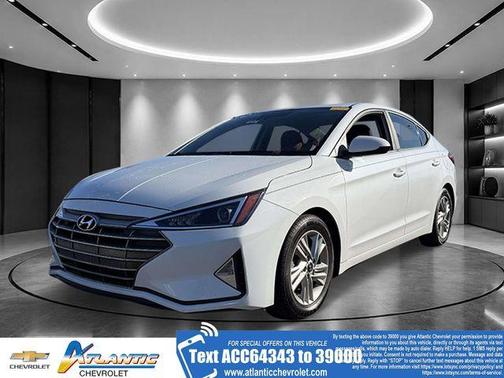 Quartz White 2019 Hyundai ELANTRA SEL