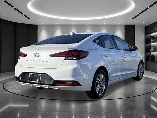 Quartz White 2019 Hyundai ELANTRA SEL