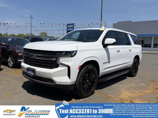 Summit White 2023 Chevrolet Suburban LT