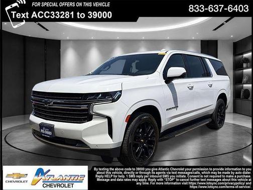 Summit White 2023 Chevrolet Suburban LT