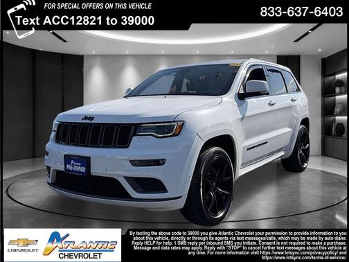 Bright White Clearcoat 2018 Jeep Grand Cherokee High Altitude