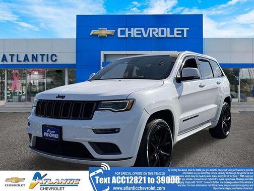 Bright White Clearcoat 2018 Jeep Grand Cherokee High Altitude