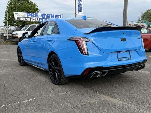 Electric Blue 2023 Cadillac CT4-V V-Series