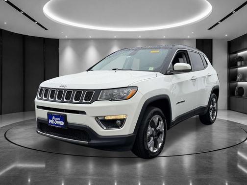 White Clearcoat 2020 Jeep Compass Limited