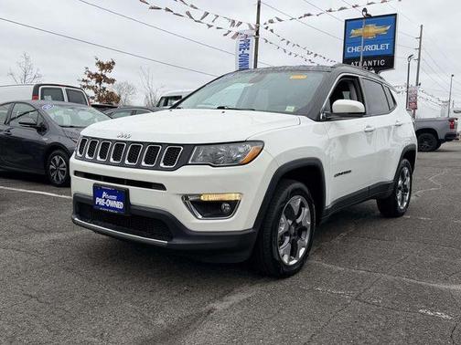 White Clearcoat 2020 Jeep Compass Limited