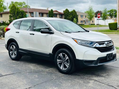 White 2017 Honda CR-V LX