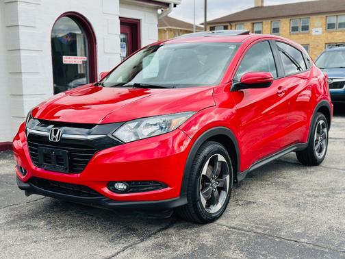 Red 2018 Honda HR-V EX