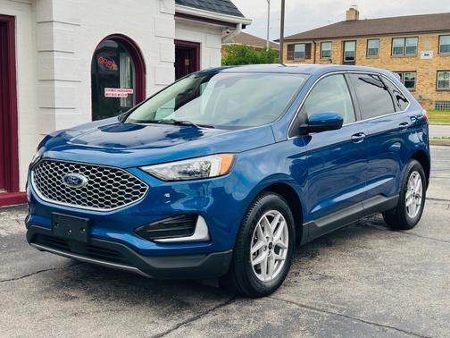 Blue 2024 Ford Edge SEL