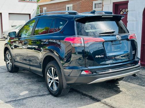 Blue 2017 Toyota RAV4 XLE