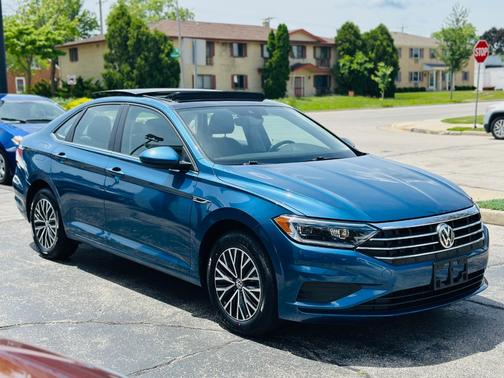 Blue 2019 Volkswagen Jetta 1.4T SEL