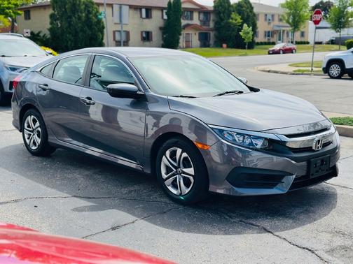 Gray 2016 Honda Civic LX