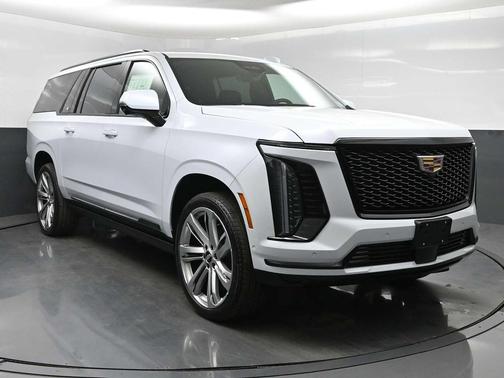 Vibrant White Tricoat 2026 Cadillac Escalade ESV Sport