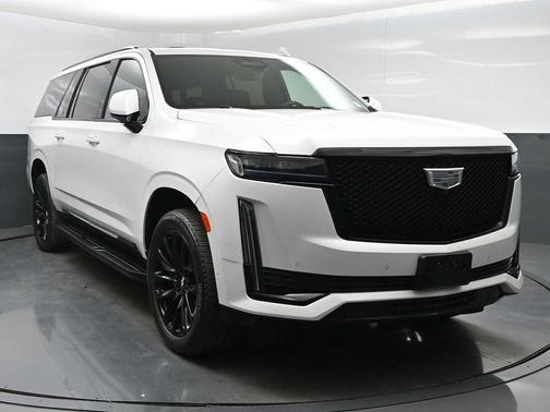 Crystal White Tricoat 2024 Cadillac Escalade ESV Sport