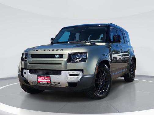 Pangea Green Metallic 2023 Land Rover Defender 110 SE