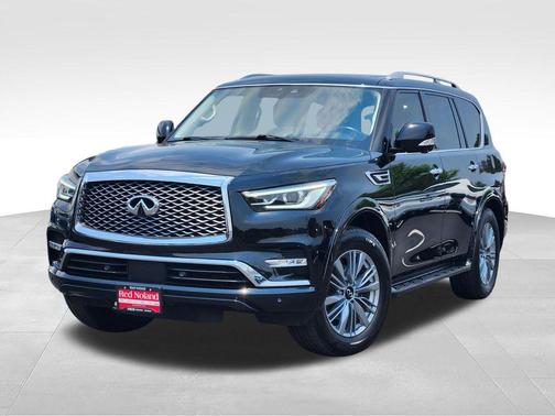 Black Obsidian 2023 INFINITI QX80 Luxe