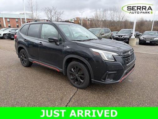 Crystal Black Silica 2023 Subaru Forester Sport