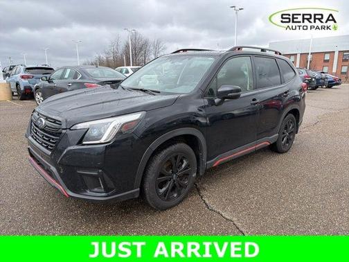 Crystal Black Silica 2023 Subaru Forester Sport