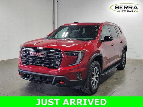 Volcanic Red 2025 GMC Acadia AT4
