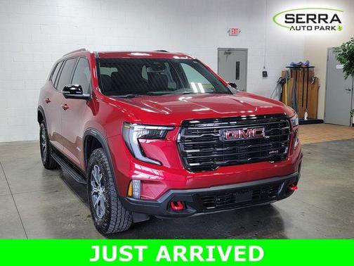 Volcanic Red 2025 GMC Acadia AT4