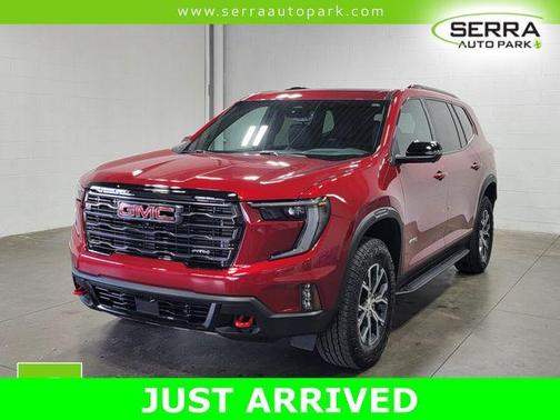 Volcanic Red 2025 GMC Acadia AT4