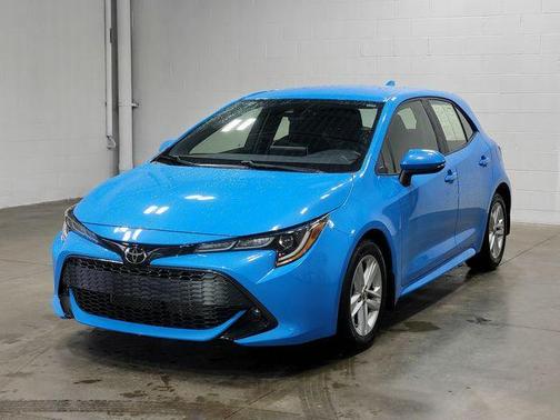 Blue Flame 2019 Toyota Corolla Hatchback SE