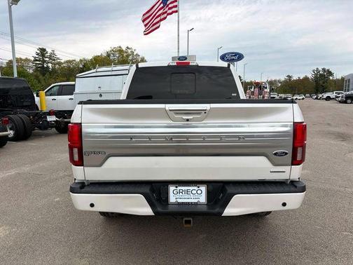 White Platinum Clearcoat Metallic 2018 Ford F-150 Limited