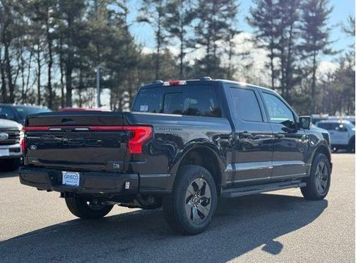 Antimatter Blue Metallic 2025 Ford F-150 Lightning LARIAT